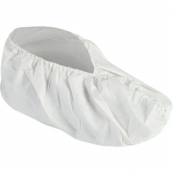 Shoe Cover: Chemical-Resistant, Film Laminate, White