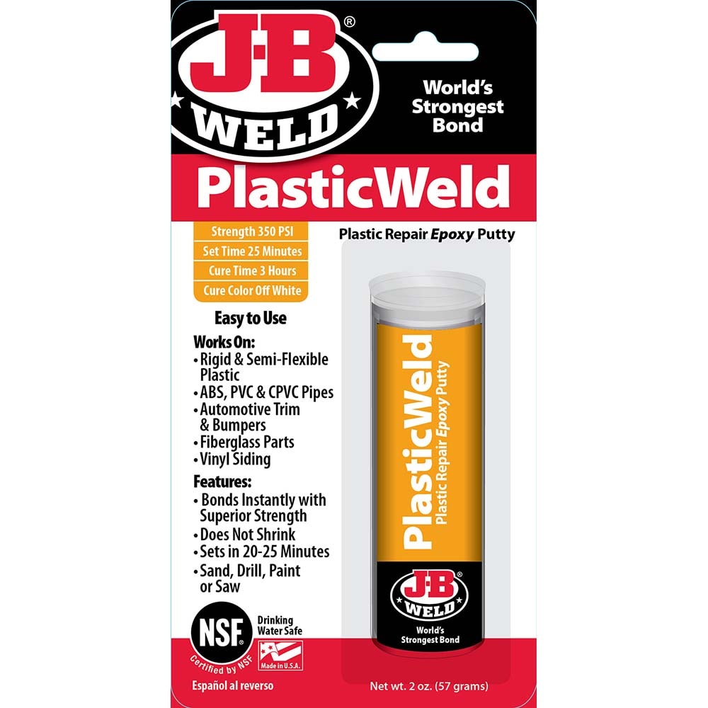 J-B WELDX High Heat Gray Epoxy Putty Stick - Temperature Resistant