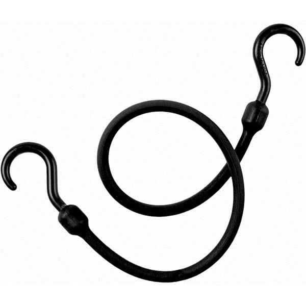 Bungee Cord Tie Down: Molded Nylon Hook, Non-Load Rated