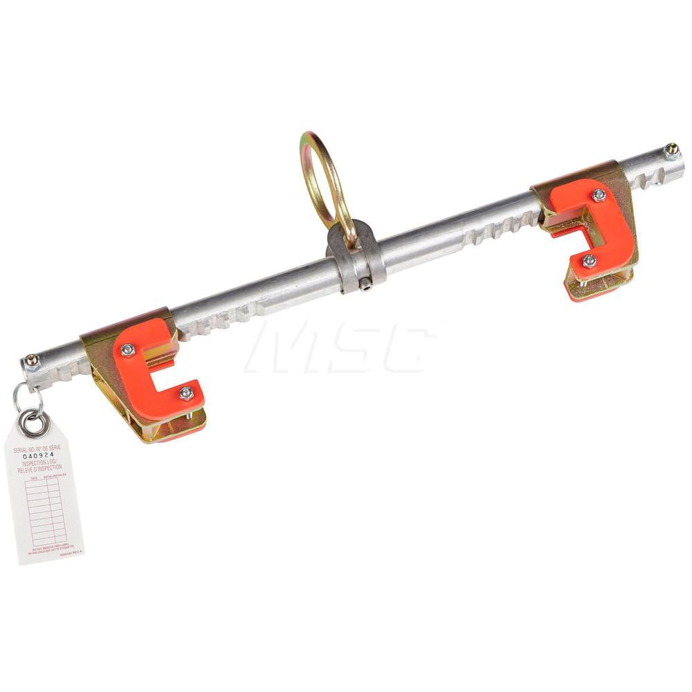 Anchors, Grips & Straps; Load Capacity: 310lb; 141kg ; Material: Zinc-Plated Steel ; Anchor Point Connection Type: D-Ring ; Tensile Strength: 5000lb ; For Use With: 3M DBI-SALA. SecuraSpan I-Beam System ; Standards: OSHA