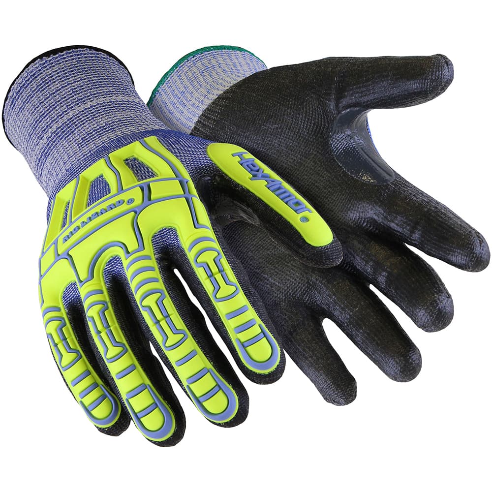 HexArmor. 2095-XL (10) Cut & Puncture-Resistant Gloves: Size XL, ANSI Cut A6, ANSI Puncture 5, Polyurethane, Fiberglass Blend, HPPE & Steel 