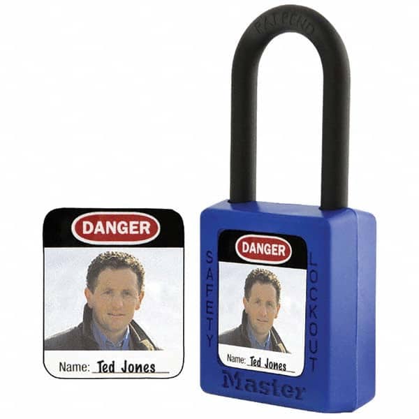 Master Lock S142 Lockout Accessories; Type: Padlock Cover ; For Use With: Nos. 410, 406, S31 and S33 Zenex ; Material: Paper 