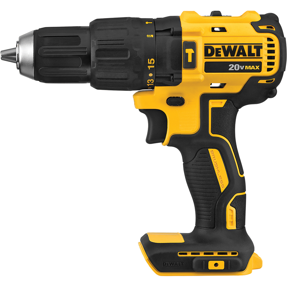 Cordless Hammer Drill: 20.00 V, 1/2" Chuck  - Keyless Chuck 