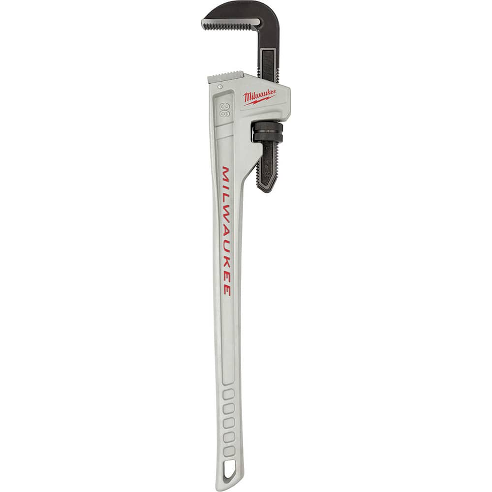 Pipe Wrench: 36" OAL, Aluminum