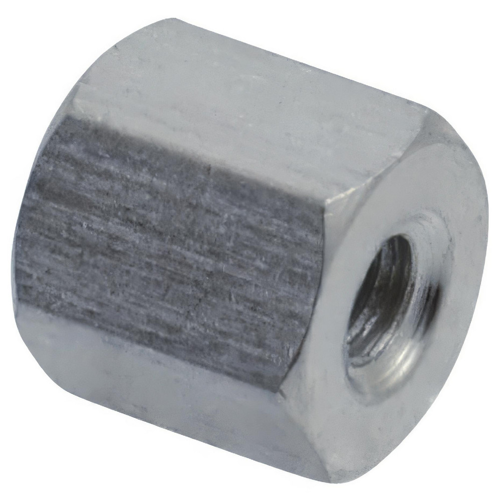 Female Hex Circuit Board Standoff: #10-32, 2-3/4" OAL, 3/8" Width Across Flats - Partially Threaded, Aluminum, Plain Finish