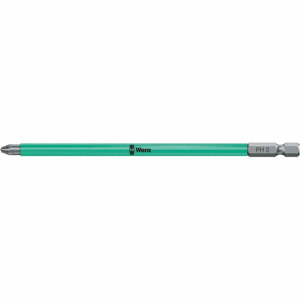 Wera Phillips Screwdriver Insert Bit: #2 Point, 1/4" Drive | 40-Pack | 40-Pack | Part #05203913001