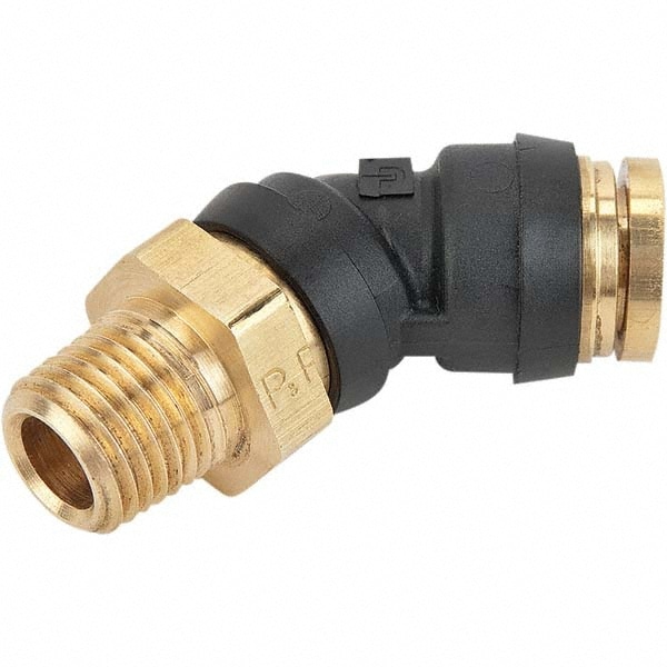 Parker 379PTC-12-12 Push-to-Connect Tube Fitting: Male Swivel Elbow, 3/4" Thread, 3/4 x 3/4" OD Image