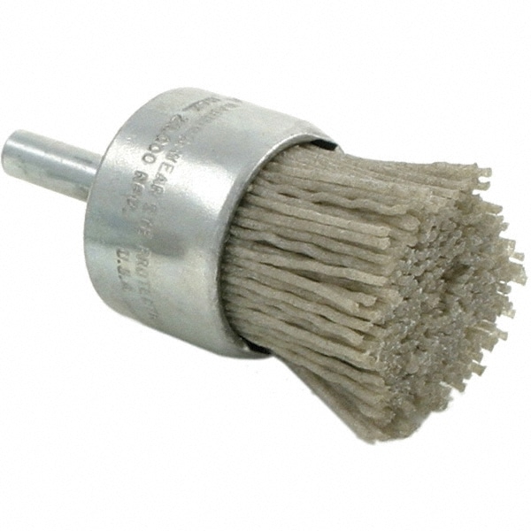 Silicon Carbide Abrasive 2-1//2 Brush Length 5-1//2 OAL Weiler 320 Grit Single Spiral Tube Brush 9 Pack 1 Brush Diam