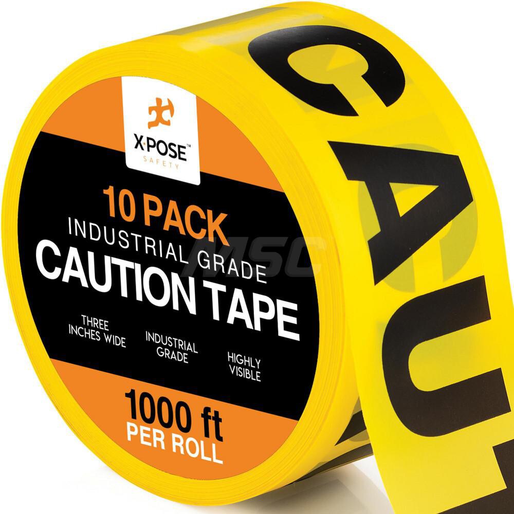 1,000' x 3" x 2 mil Polyethylene Barricade Tape