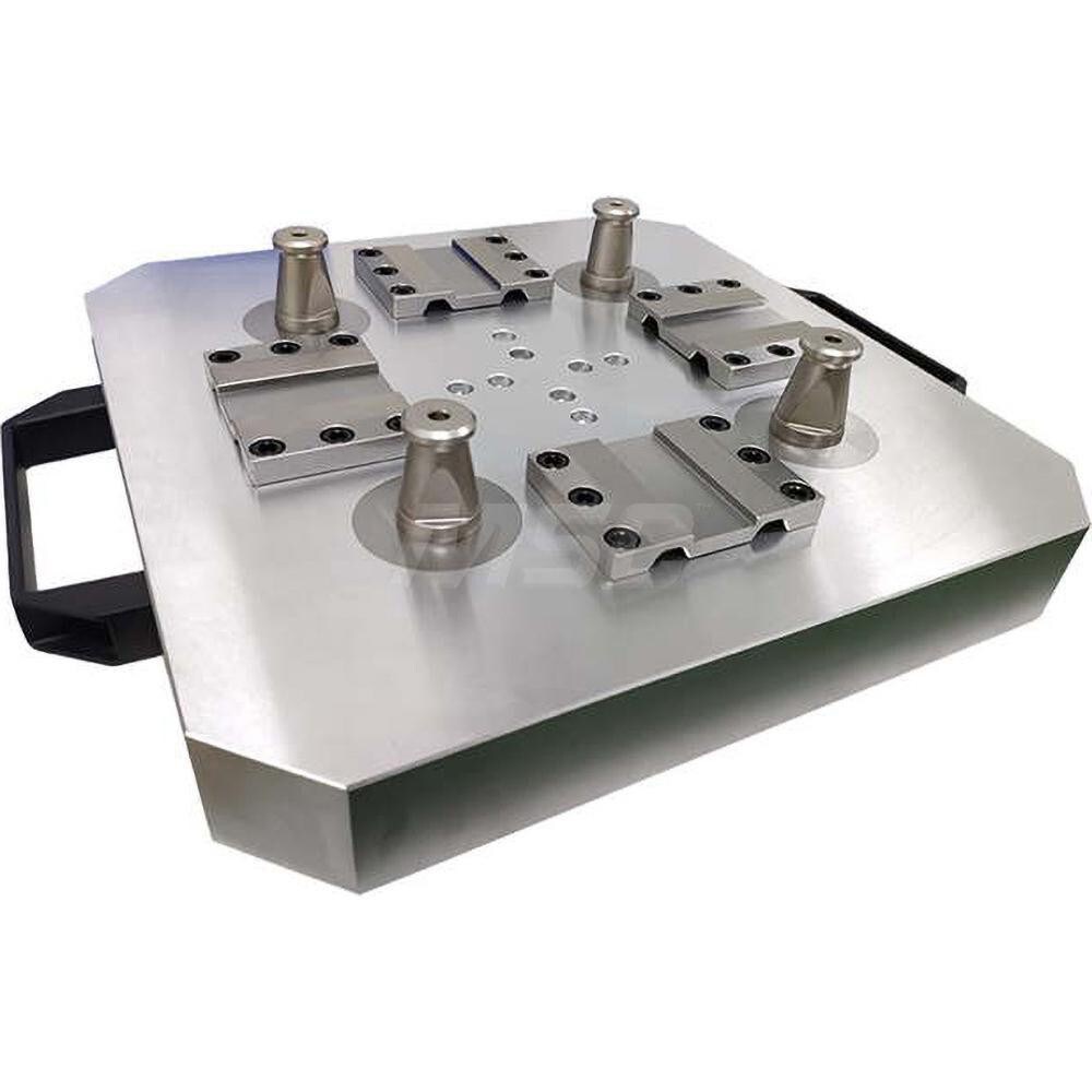 EDM Clamping Pallets; System Compatibility: Erowa UPC ; Series: RHS UPC ; Pallet Shape: Square ; Plate Width/Diameter (mm): 320.00 ; Plate Length (mm): 320.00 ; Plate Thickness (mm): 40.00