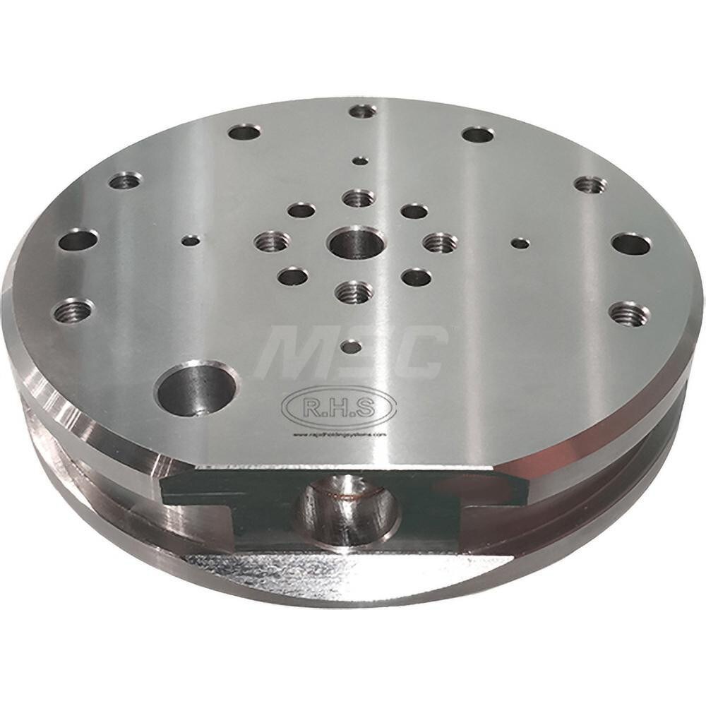 EDM Clamping Pallets; System Compatibility: Erowa ITS ; Series: RHS ITS ; Pallet Shape: Round ; Plate Width/Diameter (mm): 148.00 ; Plate Length (mm): 148.00 ; Plate Thickness (mm): 40.00