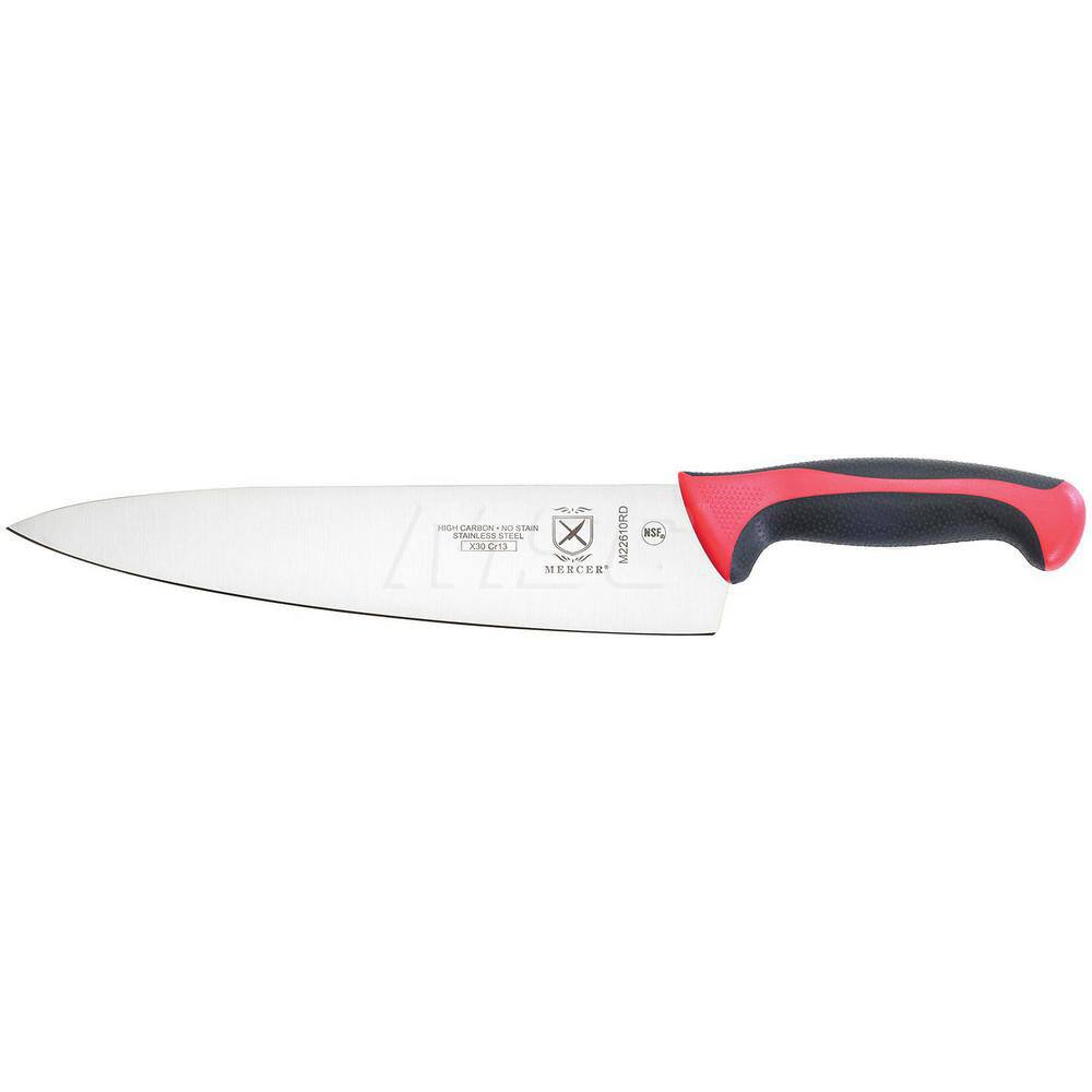 Fixed Blade Knives; Blade Length (Inch): 10 ; Blade Type: High Carbon Stainless ; Blade Material: Japanese Steel ; Handle Material: Santoprene; Polypropylene ; Overall Length (Inch): 15.25 ; Color: Red