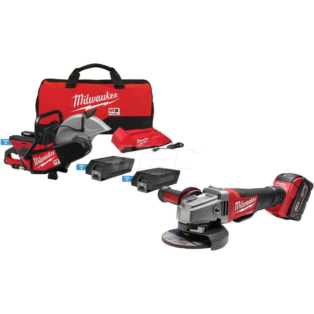 Handheld Cut-Off Saws; Type of Power: Cordless ; Speed (RPM): 5350 ; Amperage: 6 ; Depth of Cut (Inch): 5 ; Arbor Size (Inch): 1 ; Additional Information: Overall Width: 12"; Overall Length: 31-3/4"; Overall Height: 14"; Cutting Type: Wet/Dry