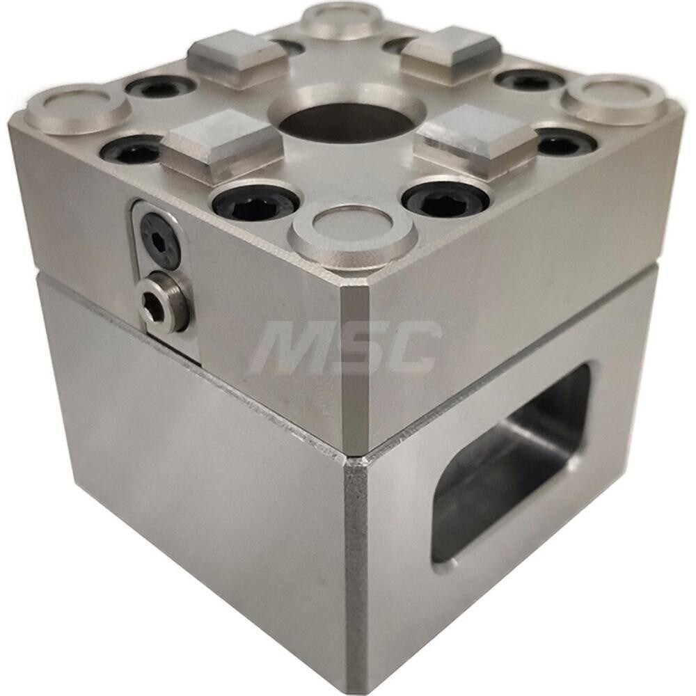 EDM Chucks; Chuck Size: 70mm x 70mm ; System Compatibility: System 3R; Macro ; Actuation Type: Manual ; Material: Stainless Steel ; CNC Base: Yes ; EDM Base: Yes