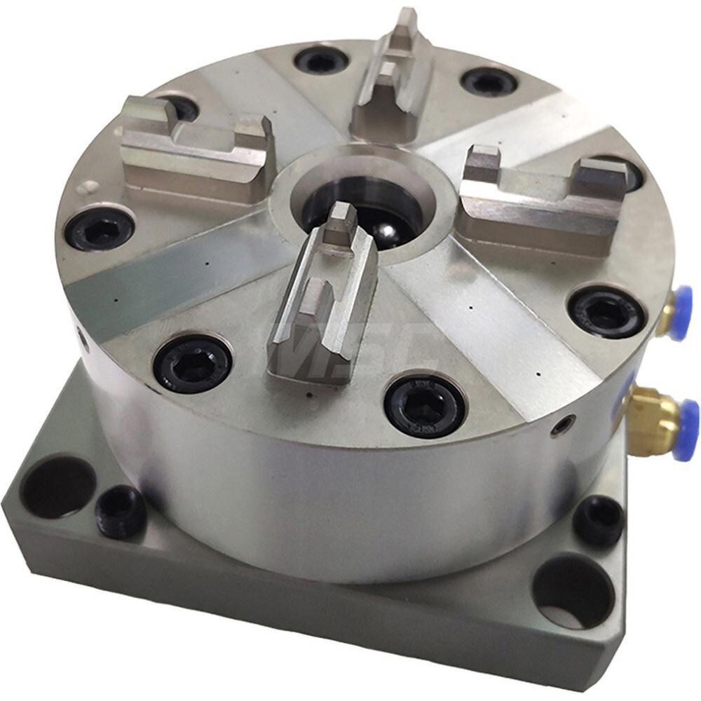 EDM Chucks; Chuck Size: 100mm ; System Compatibility: Erowa ITS ; Actuation Type: Pneumatic ; Material: Stainless Steel ; CNC Base: Yes ; EDM Base: No