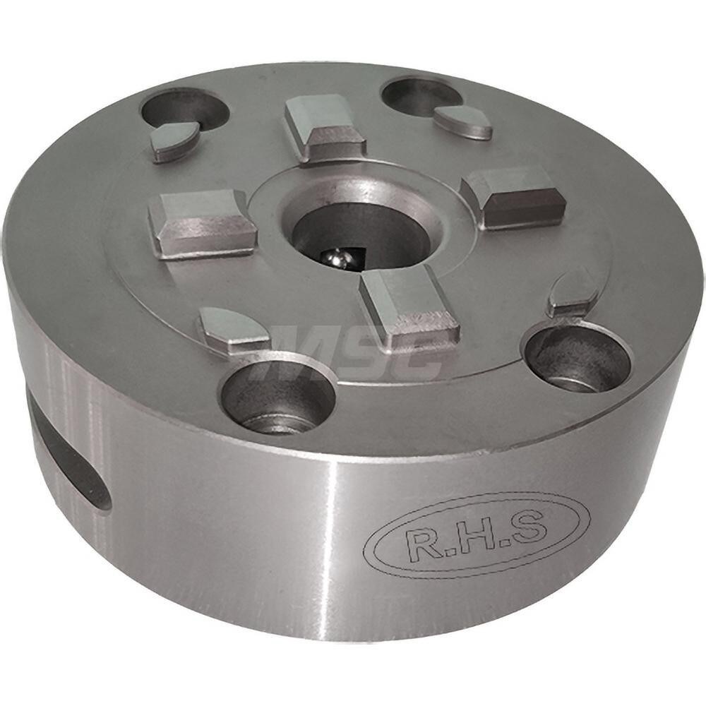 EDM Chucks; Chuck Size: 100mm X 49.50mm ; System Compatibility: System 3R; Macro ; Actuation Type: Manual ; Material: Stainless Steel ; CNC Base: Yes ; EDM Base: Yes