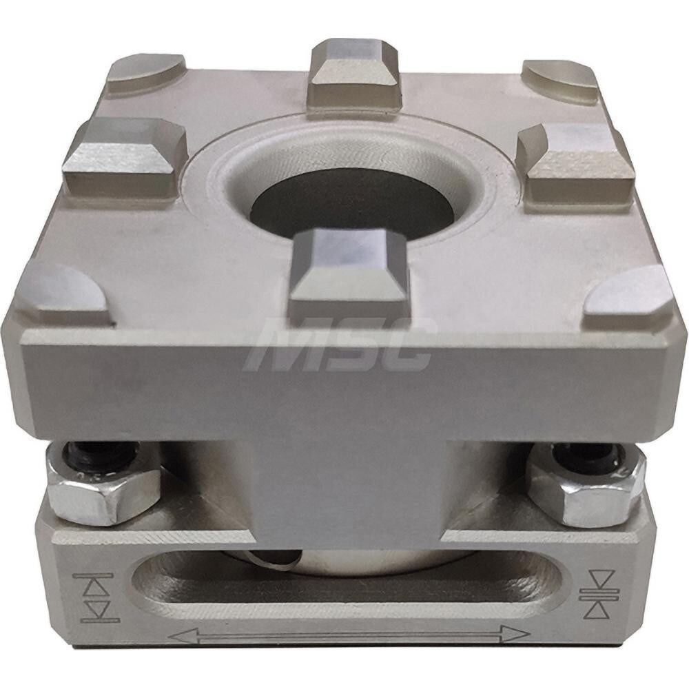 EDM Chucks; Chuck Size: 56mm x 56mm ; System Compatibility: System 3R; Macro ; Actuation Type: Manual ; Material: Stainless Steel ; CNC Base: Yes ; EDM Base: Yes