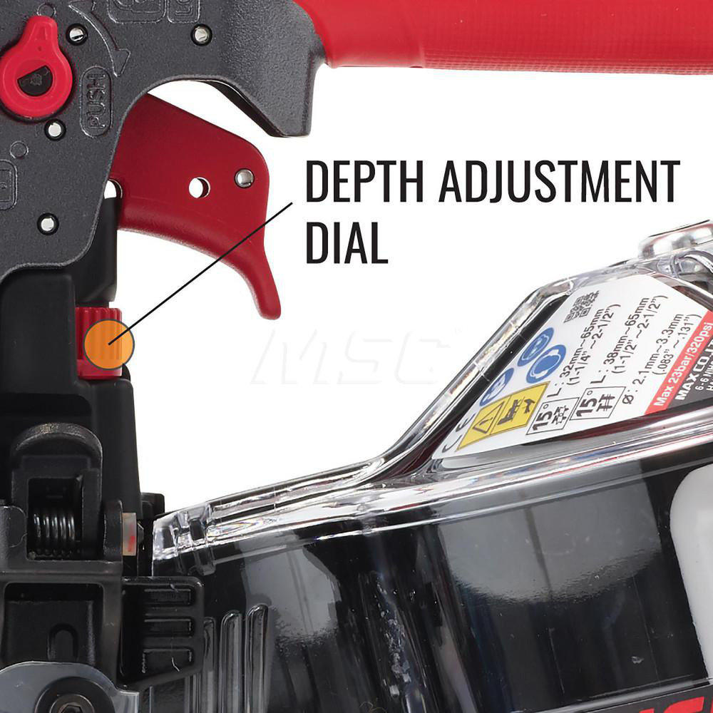 Max USA Corp Air Nailers; Nailer Type Siding Nailer; Nail Diameter .083".131'; Nail Length