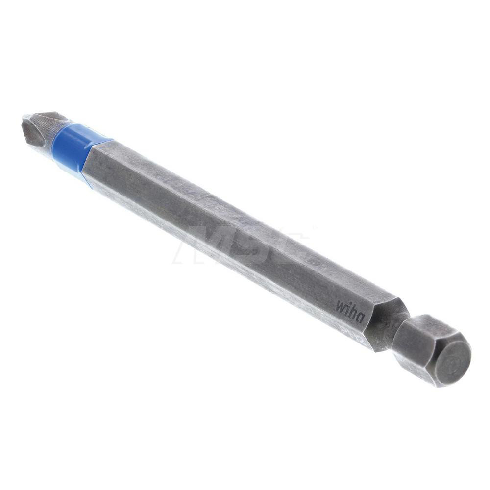 Wiha Power Screwdriver Bit 2 Phillips, 1/4" Hex Drive MSC Industrial Supply Co.