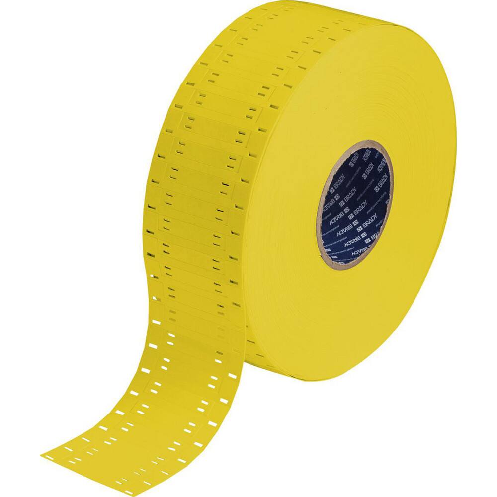 Wire Marker Tag Tape & Dispensers; Wire Marker Tape/Dispenser Type: Cable Wrap Sheet Labels ; Tape Style: Printable ; Tape Material: Polyolefin ; Background Color: Yellow ; Maximum Operating Temperature (F): 392 ; Minimum Operating Temperature (F): -67