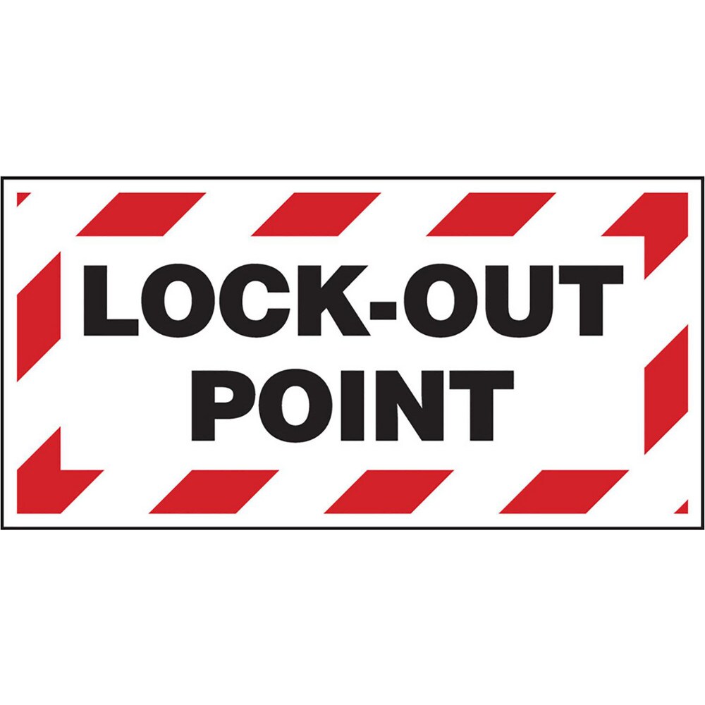 COVID-19 & Energy Isolation Sign: "LOCK-OUT POINT"