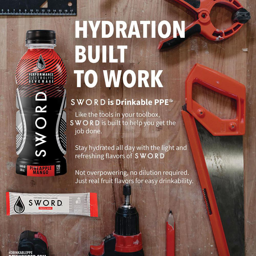 Sword Performance Activity Drink SWORD, 16.9 oz, Bottle, Berry