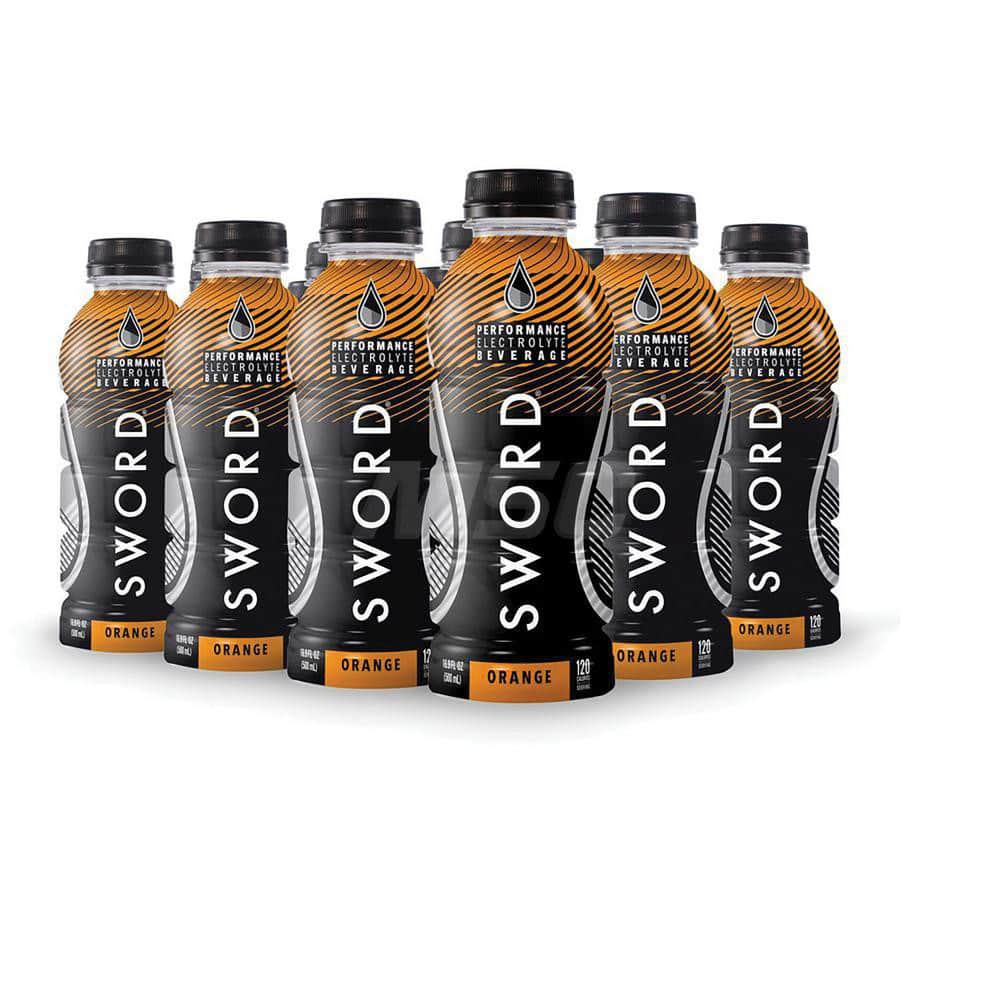 Sword Performance 01-02-169-12-OR Activity Drink: 16.9 oz, Bottle, Orange, Ready-to-Drink: Yields 16.9 oz 