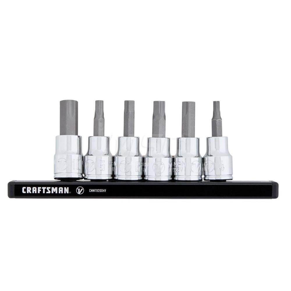 Craftsman V-Series - Hex Drive Bit Sets; 6PC 4-10MM V-SERIES HEX BIT ...