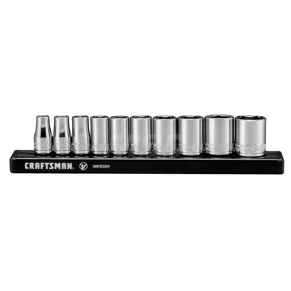 Craftsman V-Series CMMT17300V Socket Set: 1/4" Drive 