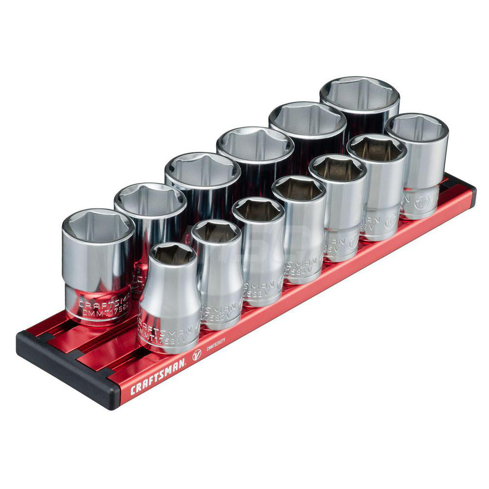 Craftsman VSeries Socket Sets; Measurement Type Metric ; Drive Size