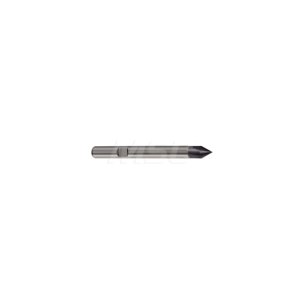 Guhring 9067120060000 Chamfer Mill: 6 mm Dia, 4 Flutes, Solid Carbide, Corner Chamfer End Image