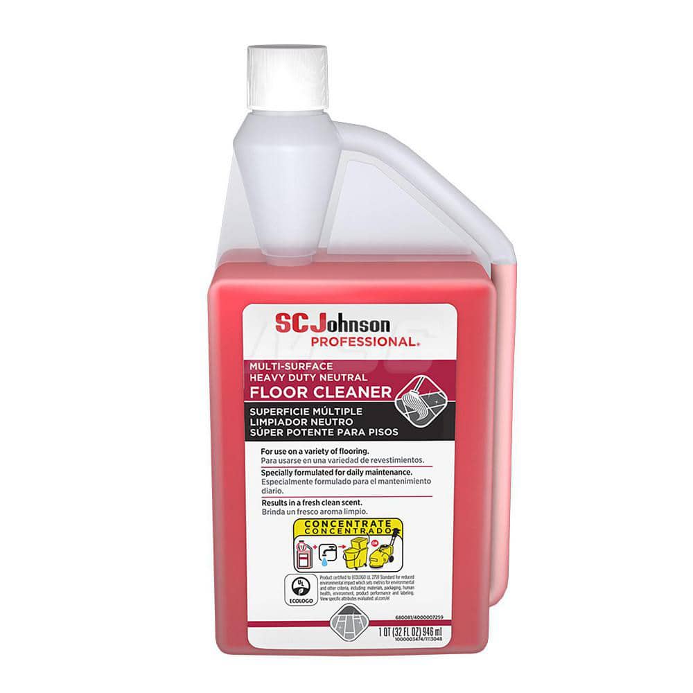 SC Johnson Professional 680081 Heavy-Duty Neutral Floor Cleaner: Bottle, Use on High Traffic Floor Surfaces & Scrub/Recoat 