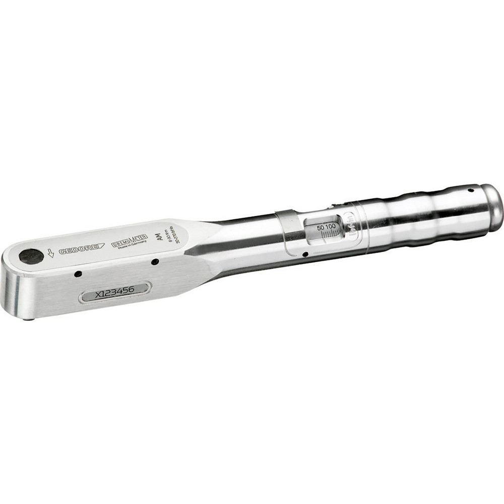 Gedore Adjustable Torque Wrench 0.25" Square Drive, Newton Meter