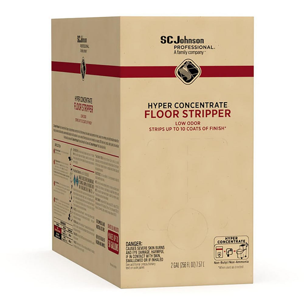 Floor Hyper Concentrate Stripper: 2 gal Bag-in-Box