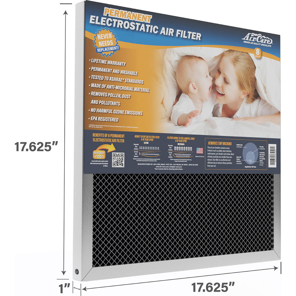 Air-Care - Pleated & Panel Air Filters; Filter Type: Permanent ...