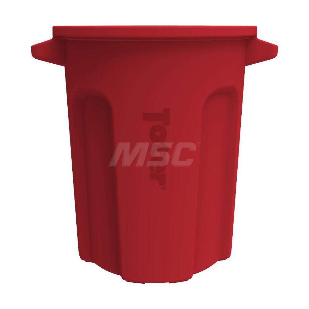 Rubbermaid - Trash Can: 44 gal, Round, Red - 56188816 - MSC Industrial  Supply