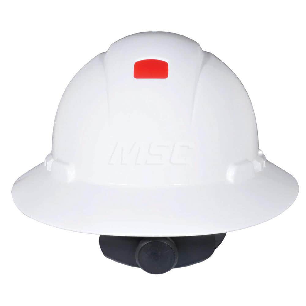 Hard Hat: Construction, Electrical Protection, Heat Protection, High Visibility & Impact Resistant, Full Brim, Type 1, Class G & E, 4-Point Suspension