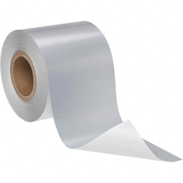 Thermal Transfer Ribbon: 6" Wide, 1,668' Long, Silver, Polyester
