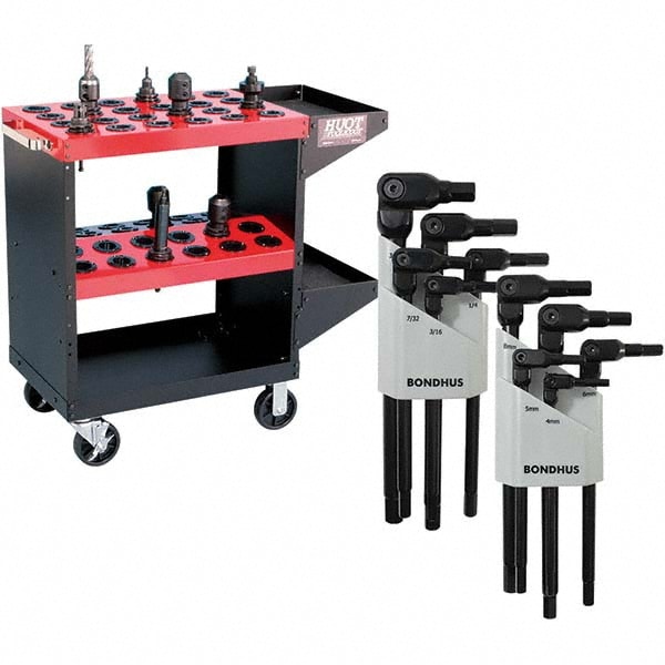 CNC Storage Carts; Style: ToolScoot ; Taper Size: 50 ; Tool Type: BT; CAT V Flange; NMTB ; Tool Capacity: 36 ; Load Capacity (Lb. - 3 Decimals): 1000