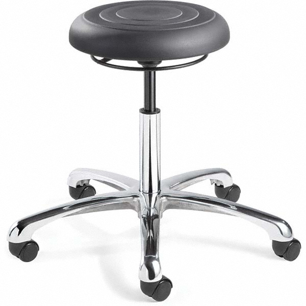 Bevco Adjustable Backless Stool Polyurethane, 25" Seat Width, 25" Seat Depth MSC Industrial