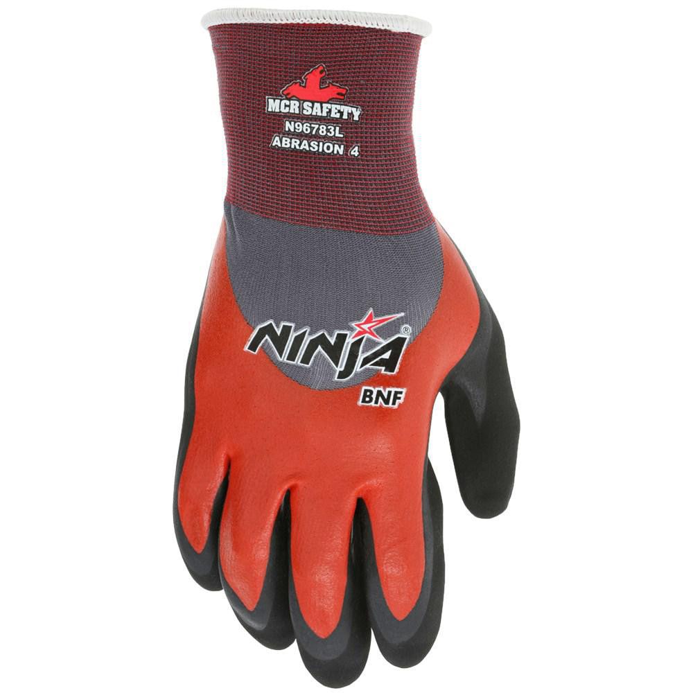 MCR SAFETY Memphis 9673SF Foam Nitrile Coated Gloves, Medium