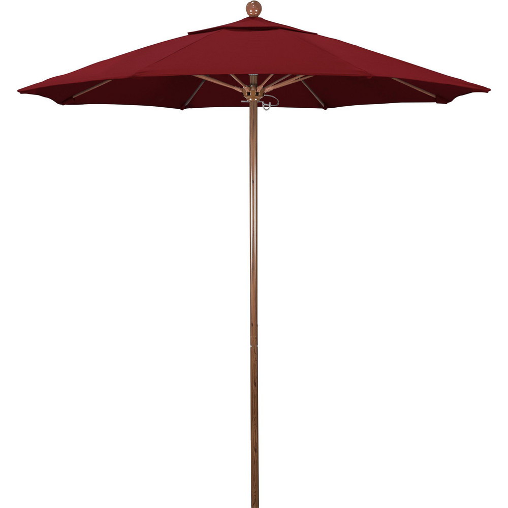 California Umbrella Patio Umbrellas; Fabric Color Red; Frame