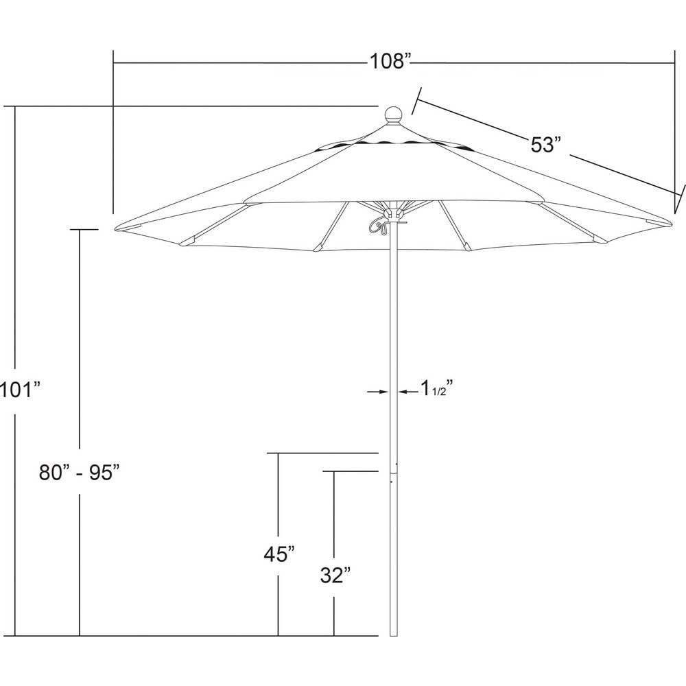 California umbrella patio umbrellas fabric color tuscan frame