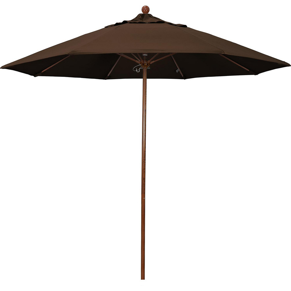 California Umbrella Patio Umbrellas; Fabric Color Mocha; Frame