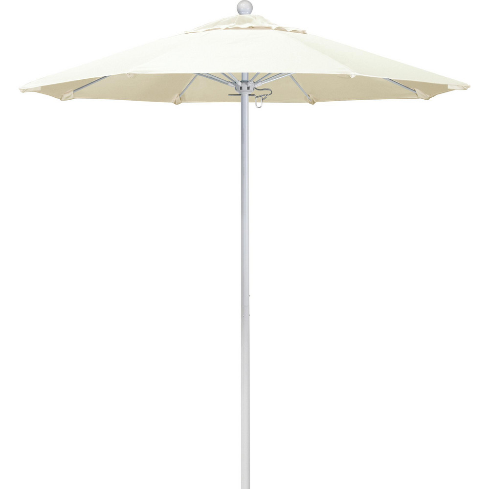 California Umbrella Patio Umbrellas; Fabric Color Canvas; Frame Material Aluminum; Base