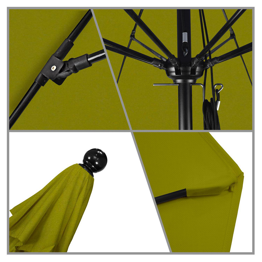 California Umbrella Patio Umbrellas; Fabric Color Ginkgo; Frame