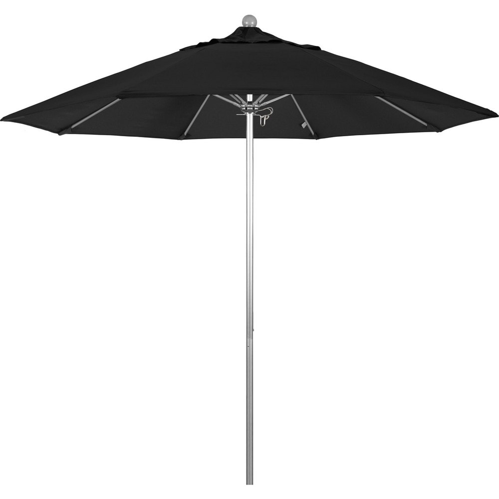 California Umbrella - Patio Umbrellas; Fabric Color: Black; Frame ...