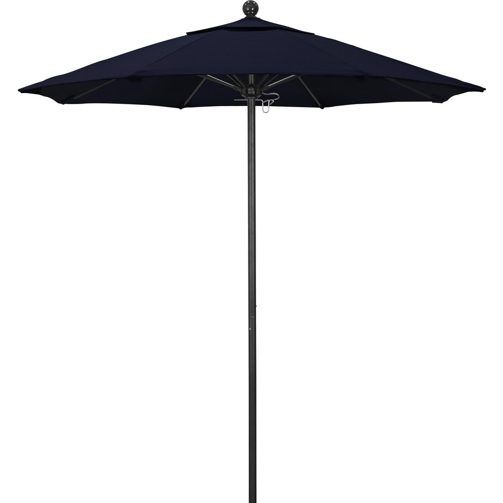 California Umbrella Patio Umbrellas; Fabric Color Navy Blue; Frame