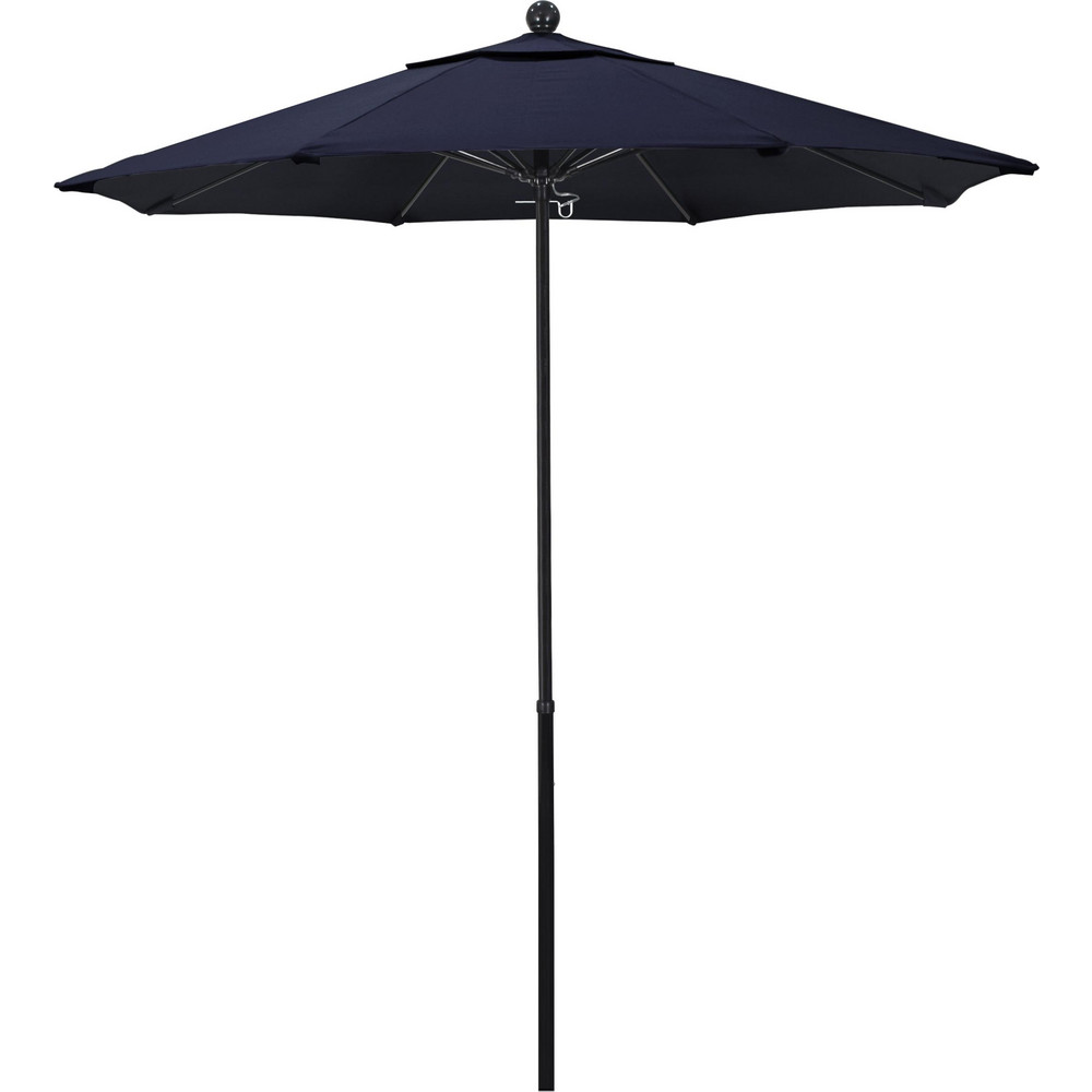 California Umbrella Patio Umbrellas; Fabric Color Navy Blue; Frame