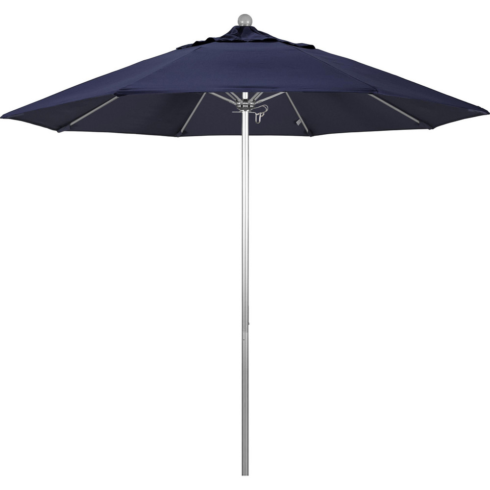 California Umbrella Patio Umbrellas; Fabric Color Navy Blue; Frame